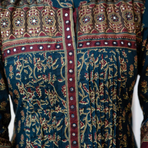 Cotton Motifs Kurta Set with Dupatta