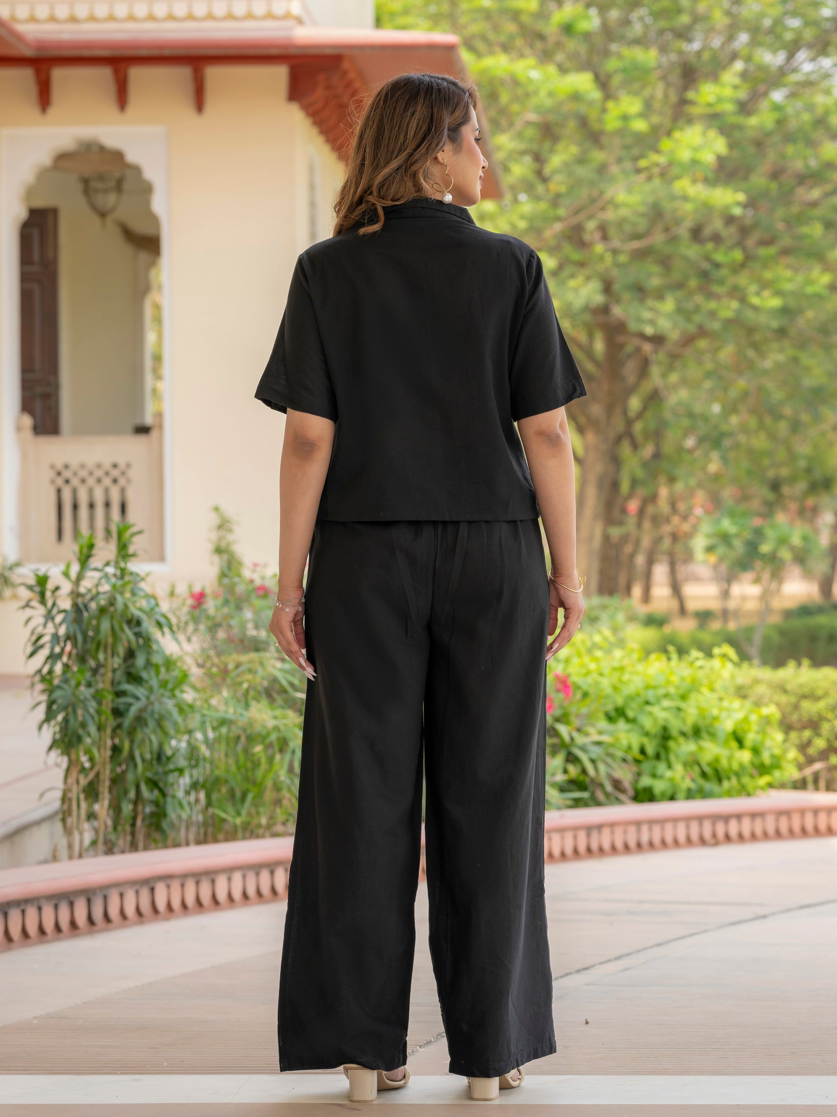Cotton Embroidered Co-ords Set