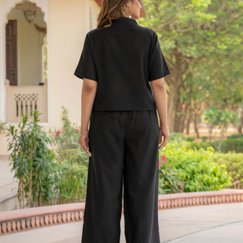 Cotton Embroidered Co-ords Set