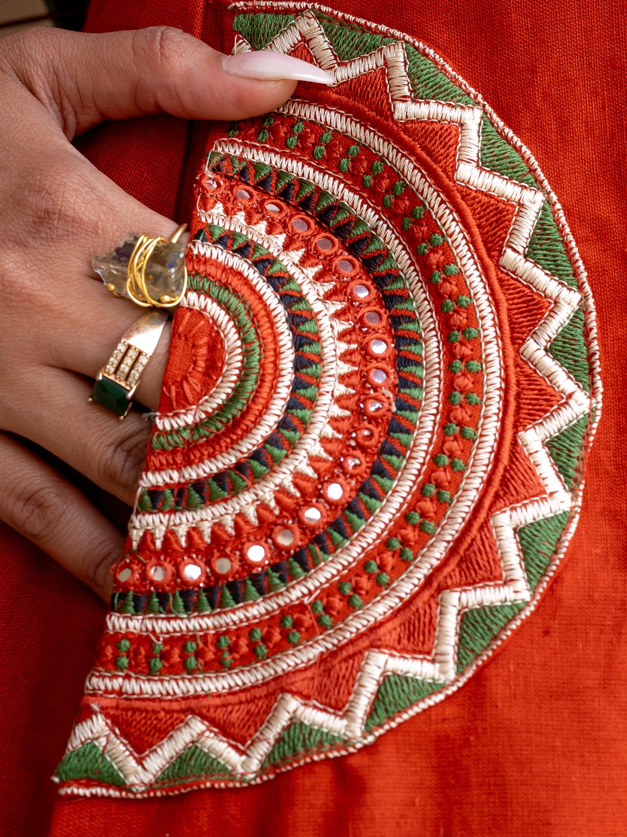 Cotton Embroidered Kurta Set