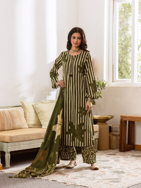 Printed Cotton Kurta Set with Dupatta